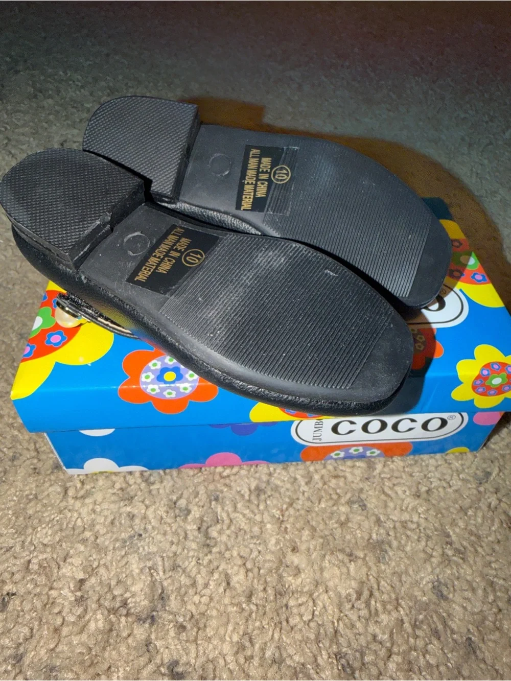 Girls' Coco Black Mary Jane Dress Shoes